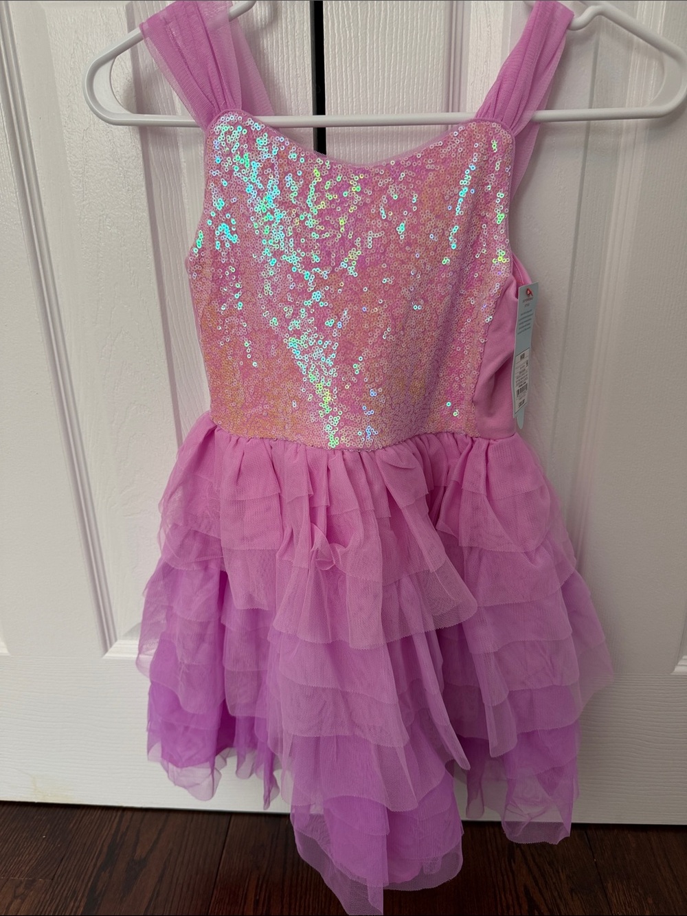 Cat & Jack Sequin Ruffle Kids Dress
